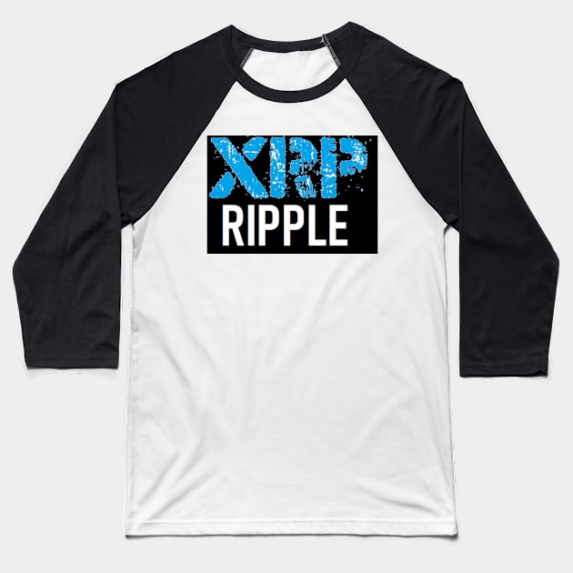 Ripple XRP Baseball T-Shirt by DigitalNomadInvestor